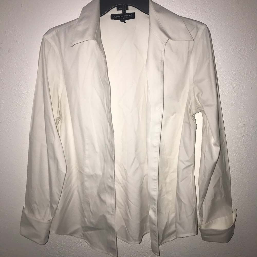Jones New York White Button Down